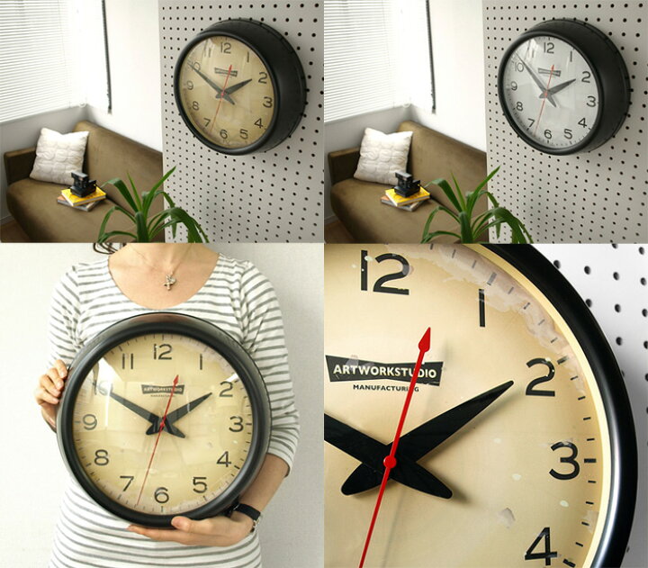 楽天市場】【送料無料】 ARTWORKSTUDIO Franklin-clock TK-2071 アート 