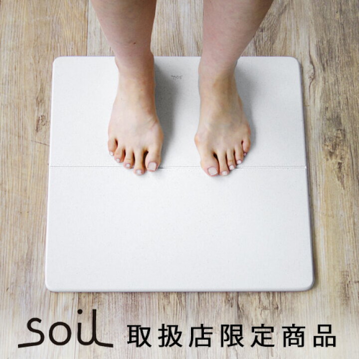 楽天市場 送料無料 Soil バスマット ソイル Gem バスマット 珪藻土バスマット あす楽14時まで ポイント2倍soil Gem ひる石バスマット Mサイズ 足ふきマット 珪藻土 日本製 限定 速乾 吸収 さらさら おしゃれ お風呂 バスグッズ お風呂マット Plywood キッチン