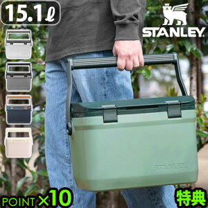 �������� �X�^�����[ �N�[���[�{�b�N�X P10�{ ���TSTANLEY COOLER BOX ��15.1L��N�[���[�{�b�N�X �����`�N�[���[ �{�b�N�X ��e�� ��^ �ۗ�� �V���v�� ������� ���W���[ �A�E�g�h�A����O �L��
