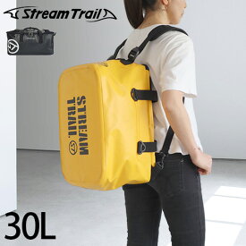 ボストンバッグ 大容量 リュック メンズ 送料無料Stream Trail Dorado 30L ストリームトレイル ドラドレディース 防水 生活防水 バッグ マルチバッグ bag アウトドア 旅 旅行 ブラック◇黒 黄 イエロー サーフィン 釣り スキューバ