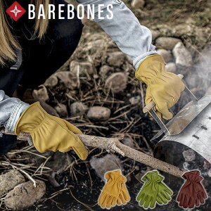 ネコポスOK 作業手袋 ガーデニング 手袋 グローブ おしゃれベアボーンズ クラシック ワークグローブBAREBONES CLASSIC WORK GLOVE DIY ガーデングローブ アウトドア キャンプ ブランド◇天然レザー 防