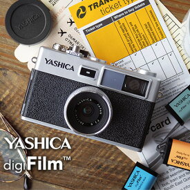 【SS期間中★確率1/2で最大100％Pバック】 トイカメラ デジタルカメラ かわいい 昭和 レトロ 送料無料 ヤシカ デジフィルムカメラ Y35 コンボYASHICA digiFilm Camera Combo digiFilm 6pcsフィルム6本付 フルセット YAS-DFCY35-P01