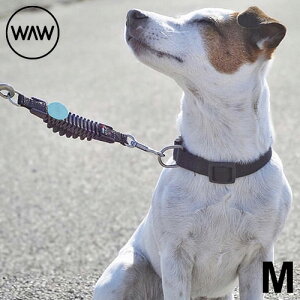 リード 犬 おしゃれ ペット 散歩 ドッグリードワウ アンチ・ショック Mサイズ WAW ANTI SHOCK 小型犬 超小型犬 スタイリッシュ スマート 犬用 おでかけ ペットグッズ 丈夫 犬用品◇ギフト プレゼ