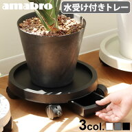 植木鉢 受け皿 鉢皿 水受け キャスター付き 鉢台アマブロ プランツトレー amabro PLANTS TRAYおしゃれ 受…