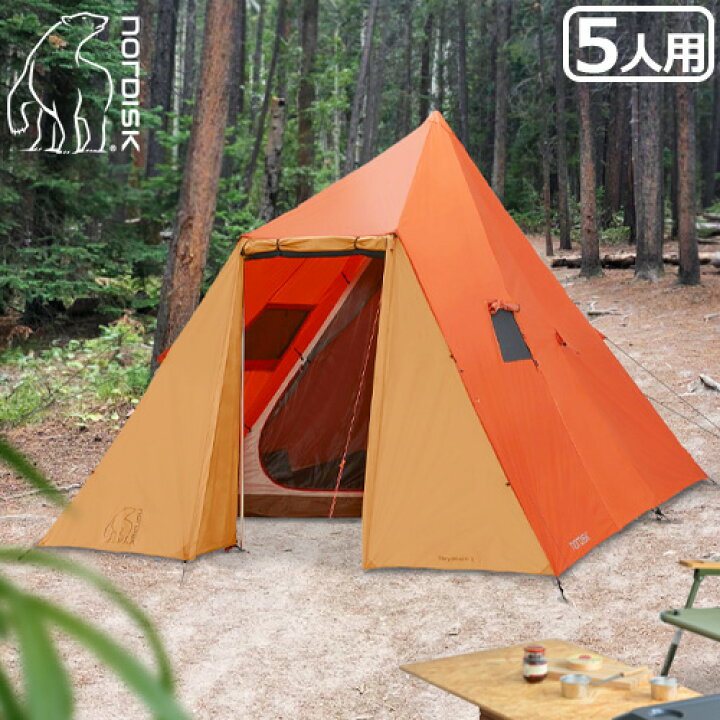 楽天市場】正規品 アウトドア ティピー テント 5人用ノルディスク  
