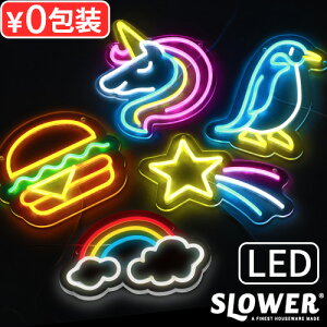 LEDlITC LED lITC Ǌ| lI XE[ lIj[TCCg SLOWER NEONY SIGN LIGHTlICg USBd lI Cg  킢 CeA lIǕC