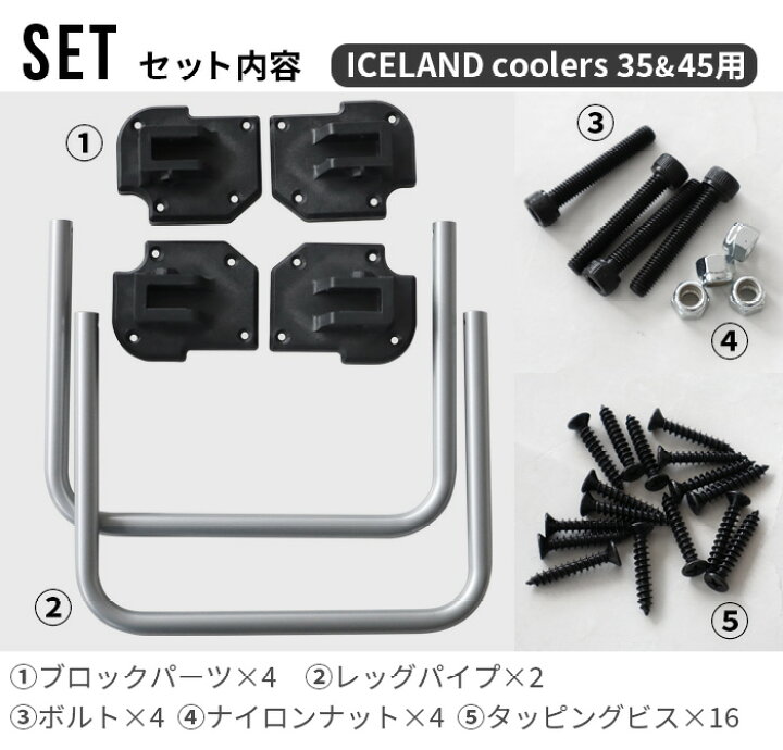 楽天市場】アイスランドクーラーズ/35＆45QT専用 カスタムパーツ正規品  