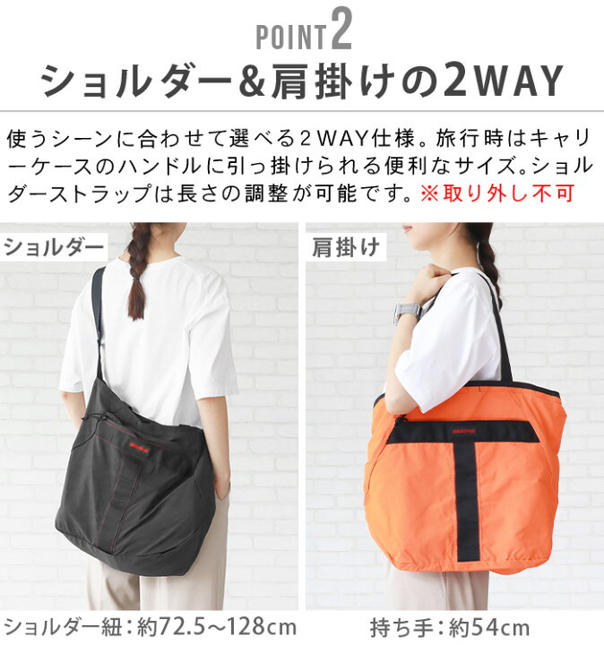 楽天市場】正規品 トートバッグ ショルダーバッグ 折りたたみ 