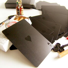 【スーパーセール期間中 最大P54倍】 トランプ プラスチック ブラック プレイング カード Goody Grams Black Playing Cardsトランプ柄 マジック 激安 プラスチック ゲーム カード カードゲーム プレゼント 女性 男性