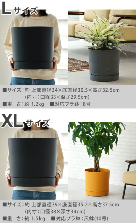 楽天市場】プランター 植木鉢 プラスチック おしゃれ 大型 丸型 鉢 