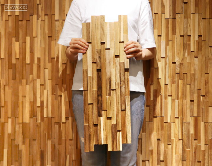 楽天市場 リノベシート ウッドパネル 天然木 おしゃれ あす楽14時まで 送料無料ウォールパネル 10枚セットdiy 木材 壁 板 リフォーム 模様替え リノベーション ウッドタイル ナチュラル 簡単 シンプル カフェ 店 自宅 家 ウッドウォールパネル Plywood キッチン