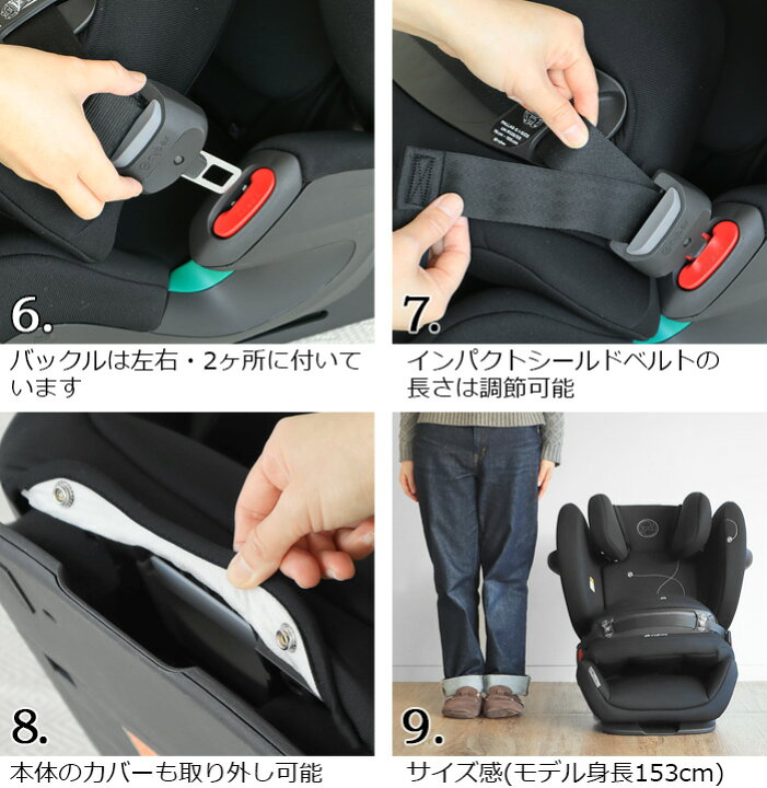 楽天市場】正規品 チャイルドシート isofix サイベックス パラスG i 