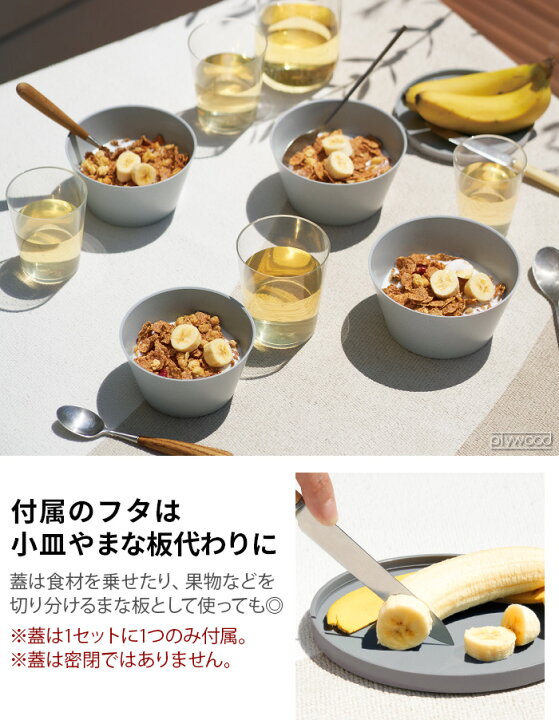 楽天市場】ボウル 皿 お皿 4枚セット スタッキング 応量器 日本製 