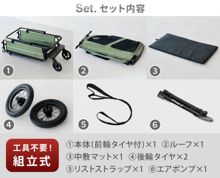 楽天市場】ペットカート ペットバギー 大型犬 エアバギー コンパクト 