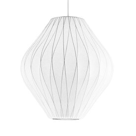 【マラソン期間中 最大P55倍】 【送料無料】【米国・Herman Miller社正規品】 George Nelson Bubble Lamp Pendant Pear Crisscross ジョージネルソン バブルランプ ペンダント クリスクロス・ペアー (Mサイズ)【smtb-F】