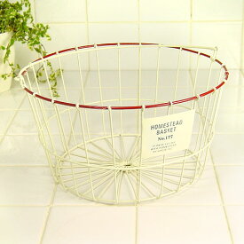 ＼MAX41倍／HOMESTEAD ラウンド ワイヤーバスケット [S] 《HS177》 (T) F