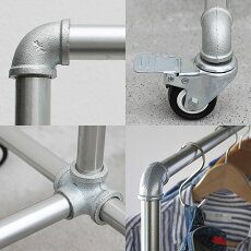 ハンガーラックおしゃれシンプルキャスター付き送料無料ガーメンツラックGarmentsRackキャスターコートハンガースリムストッパースチールショップインテリア什器