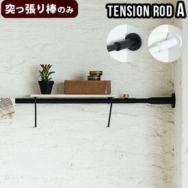 つっぱり棒 強力 おしゃれ 棚 突っ張り ラックP2倍DRAW A LINE 001 Tension Rod A (Horizontal/Vertical) 75〜115cm [突っ張り棒のみ]突っ張り棒 収納 縦 横 デザイン フック テンションポール カーテン◇新生活 インテリア