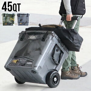 クーラーボックス 大型 大容量 タイヤ付きディーライト アイスランド クーラーボックス ホイール付き 45QT / 約42LDeelight iceland Cooler Box ver.2 送料無料 保冷力 釣り キャンプ◇タイヤ BBQ アウト