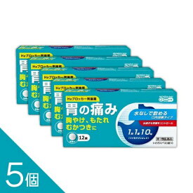 ガスターと同成分ファモチジン配合（10mg）｜【5個】『シオガスト OD錠10 12錠』｜水なし服用可【胃痛・胸やけ・もたれ・むかつきに速攻ケア】【第1類医薬品】