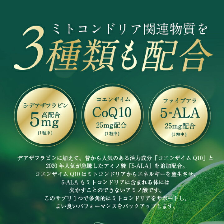 楽天市場】【国産デアザフラビン】『デアザフラビン 15粒 5個セット 