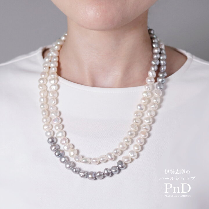 淡水バロックパール ロングネックレス?? #pearl #pearls #鳥羽 