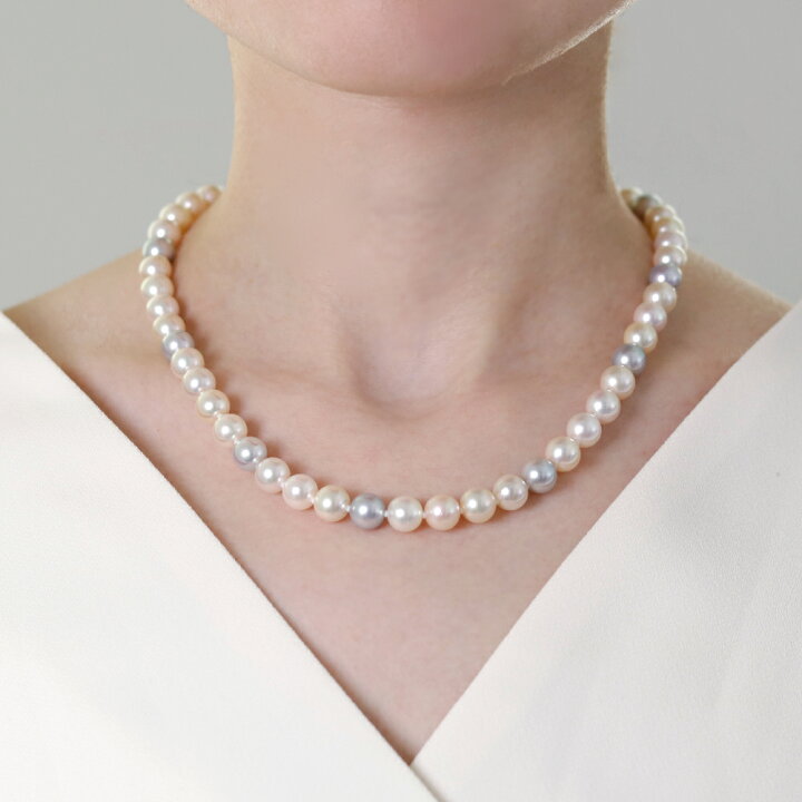 楽天市場】アコヤ真珠 マルチカラー ネックレス 約7.5-8.0mm パールケース付 即日発送 証明書 : 伊勢志摩のパールショップ PnD