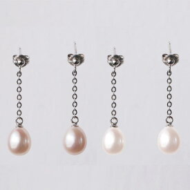 約6.0mm/淡水パールドロップイヤリングorピアス パールケース付 即日発送 証明書 伊勢志摩