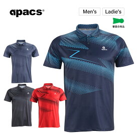 APACS ゴルフウェア メンズ ゴルフ ウェア ゴルフシャツ 襟付き シャツ スポーツウェア 半袖 速乾 COL-13013