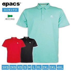 APACS ゴルフウェア メンズ ゴルフ ウェア ゴルフシャツ 襟付き シャツ スポーツウェア 半袖 速乾 CAS013-LI