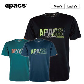 APACS バドミントンウェア テニスウェア バドミントン ウェア トレーニングウェア テニス Tシャツ 半袖 メンズ レディース RN321-AT