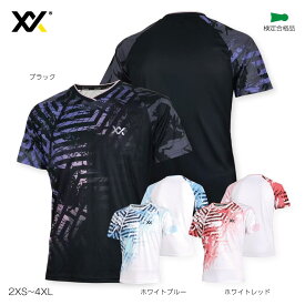 マックス バドミントン ウェア 検定合格品 協会 公認 ゲーム ユニフォーム ジュニア 子供 半袖 ゲームシャツ MAXX MX2005