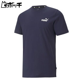 プーマ ジャパン ESS スモールロゴ Tシャツ 589041 06ピーコート PUMA ユニセックス シューズ ウェア スポーツ用品