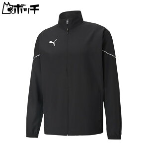 プーマ ジャパン TEAMRISE ウーブンジャケット 657644 03 ブラック/ ホワイト PUMA ユニセックス サッカー