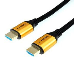 �z�[���b�N HDMI�P�[�u�� 5m ���b�V���P�[�u�� �S�[���h HDM50-524GB