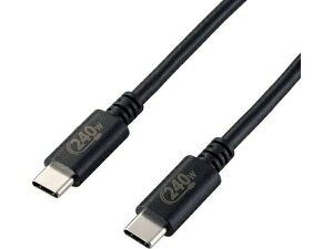 GR USB2.0P[u/C-C^Cv/Fؕi/USB Power DeliveryΉ/240W/2.0m/ubN U2C-CCPE20NBK