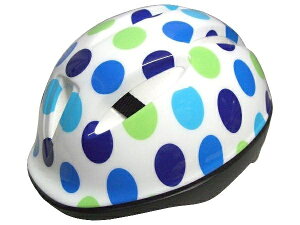 石野商会 キッズヘルメット CH-1 DOTS/BLUE 4937641067610