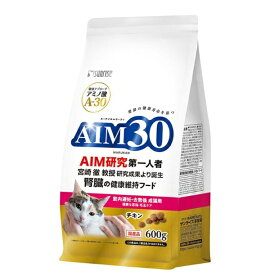 AIM30 室内避妊・去勢後成猫用 健康な尿路・毛玉ケア 600g