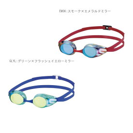 スイムグラス スワンズ SR-11JM EMSK:スモーク×エメラルドミラー GLYL:グリーン×フラッシュイエローミラー