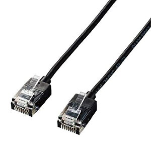 �G���R�� LAN�P�[�u��/CAT6A/�X�[�p�[�X����/10m/�u���b�N LD-GPASS/BK10