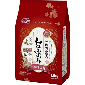 JPスタイル和の究み 小粒 12か月まで子犬用 1.8kg(300g×6)