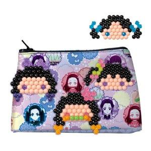 鬼滅の刃 アクアビーズ ペンポーチセット AQ-345 竈門禰豆子・胡蝶しのぶ・栗花落カナヲ・神崎アオイ おもちゃ