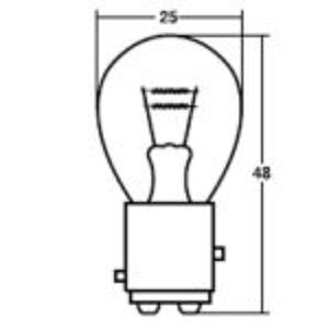 A4875B 12V 21/5W S25 BAY15D �i10�����j