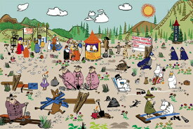 ジグソーパズル ムーミン スナフキンの鉄道 1000ピース やのまん 50x75cm