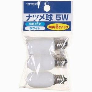 YAZAWA(���U��)�i�c���� E12 5W �� 3�p�b�N 1CT3PY YAZAWA(���U��)