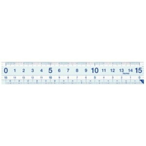 レイメイ藤井 先生おすすめ直定規(すべり止め加工付) 15cm APJ93 1個