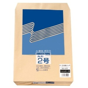 ピース R40再生紙クラフト封筒 テープのり付 角2 85g/m2 845 1パック(100枚)