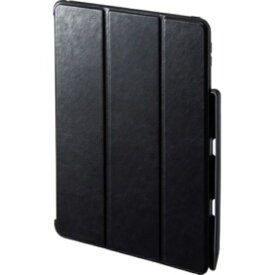 サンワサプライ iPad 10．2型 Apple Pencil収納ポケット付きケース ブラック PDA－IPAD1614BK 1個