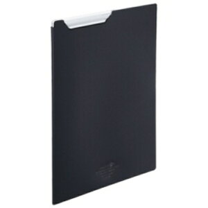 リヒトラブ AQUA DROPs クリップファイル A4 黒(不透明) F−5067−24 1枚