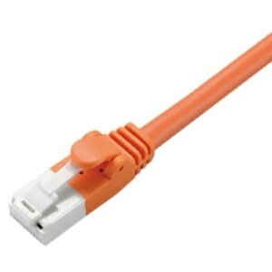 �G���R�� Cat5e�Ή��c���܂�h�~LAN�P�[�u�� �I�����W 5m RoHS�w�ߏ����i10�����j LD�|CTT�^DR5�^RS 1�{